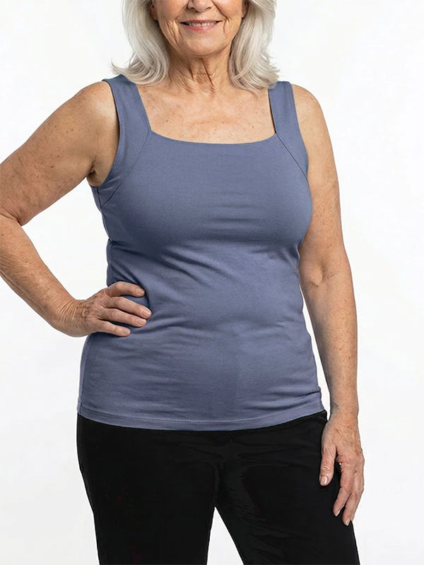The Freedom Tank Top (Built-in Padding, No Bra Needed)