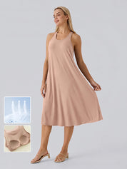 Loose Camisole Dress with Built-in Bra