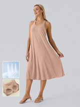 Loose Camisole Dress with Built-in Bra