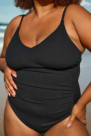 Halter Neck Deep V One Piece Swimsuit