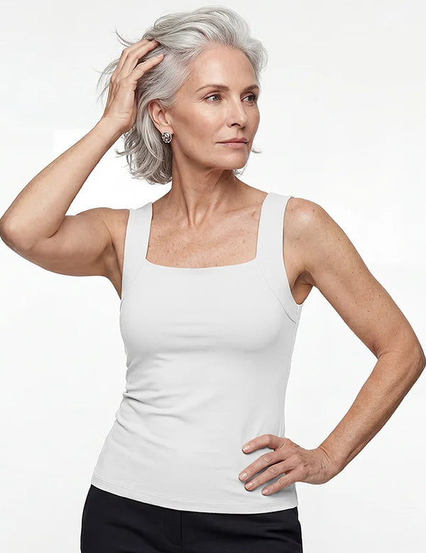 The Freedom Tank Top (Built-in Padding, No Bra Needed)