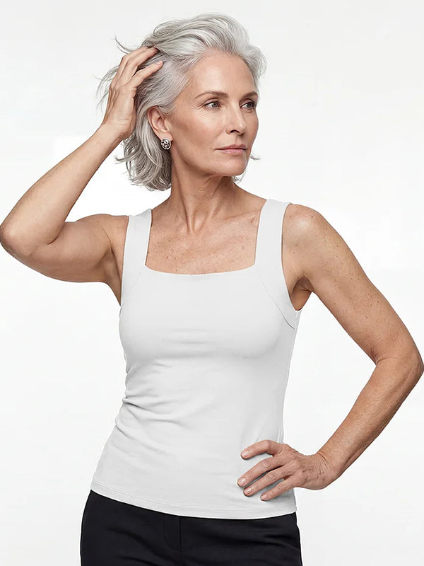 The Freedom Tank Top (Built-in Padding, No Bra Needed)