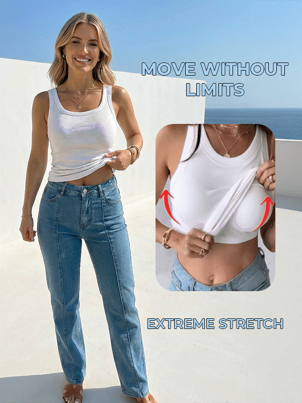 Bra-Style Round Neckline Tank Top