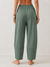 Women's High Waist Slouchy Pants with Pockets