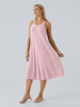 Loose Camisole Dress with Built-in Bra