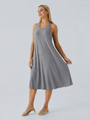 Loose Camisole Dress with Built-in Bra