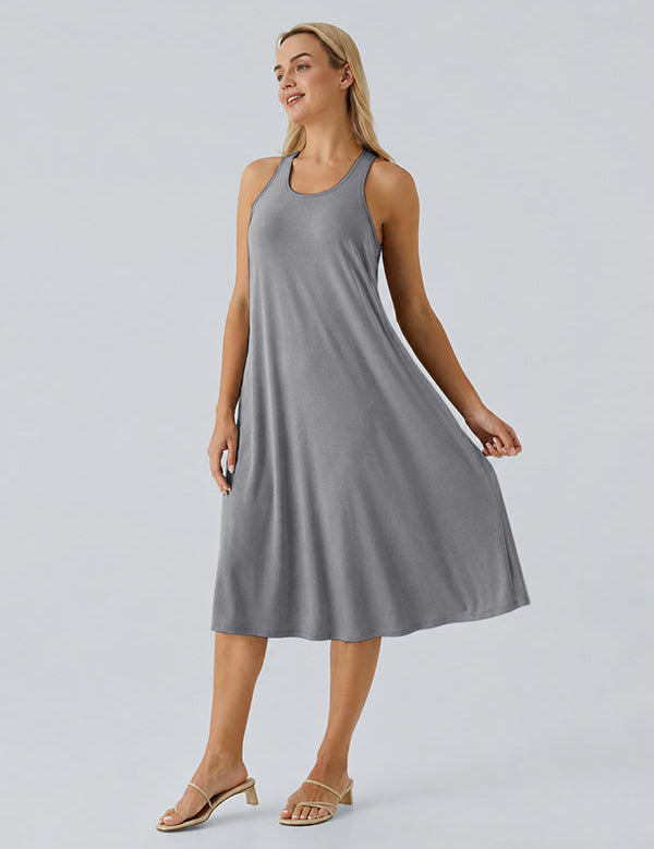 Loose Camisole Dress with Built-in Bra
