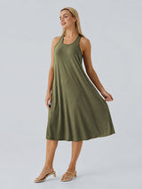 Loose Camisole Dress with Built-in Bra