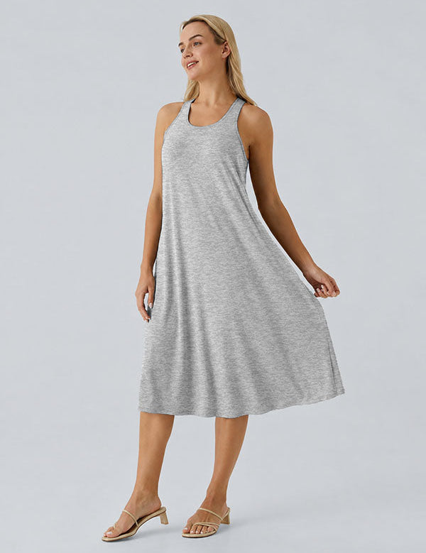 Loose Camisole Dress with Built-in Bra