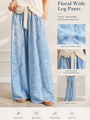 Women's Cotton Voile Wide Leg Pants