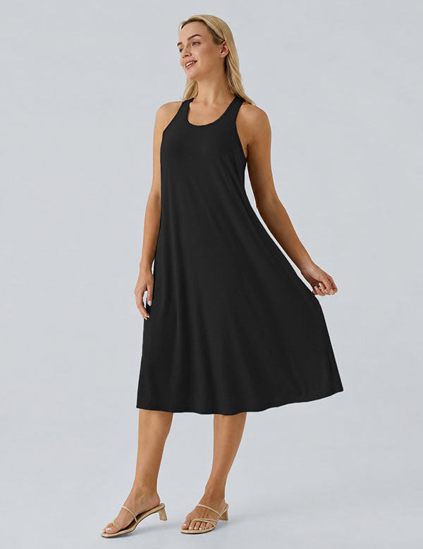 Loose Camisole Dress with Built-in Bra