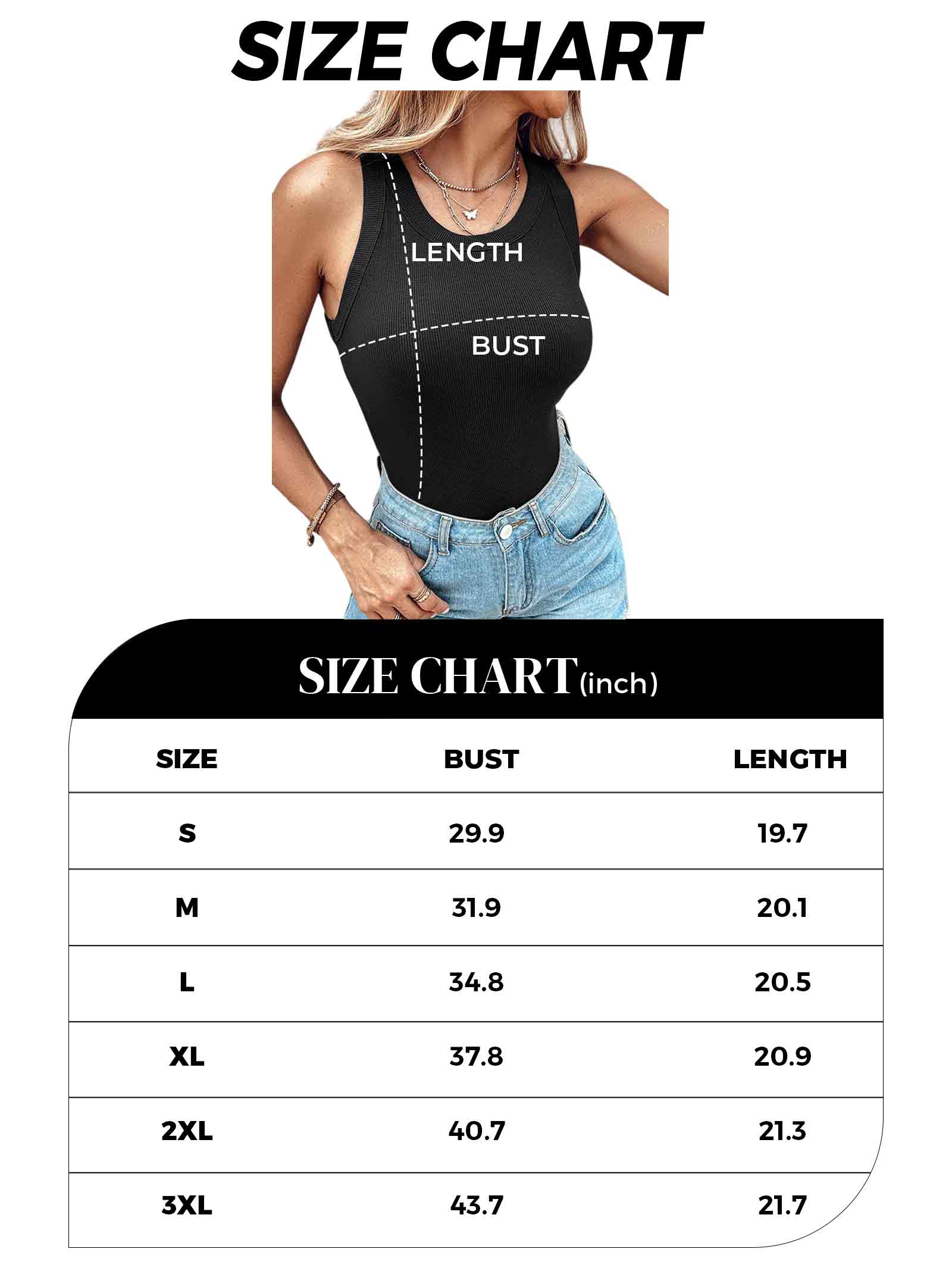 Bra-Style Round Neckline Tank Top