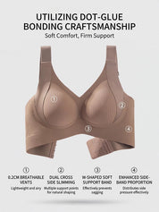 Comfortable Ribbed Wire-Free Support Bra
