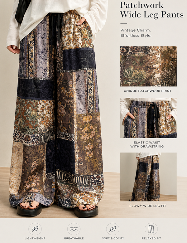 Women's Cotton Voile Wide Leg Pants