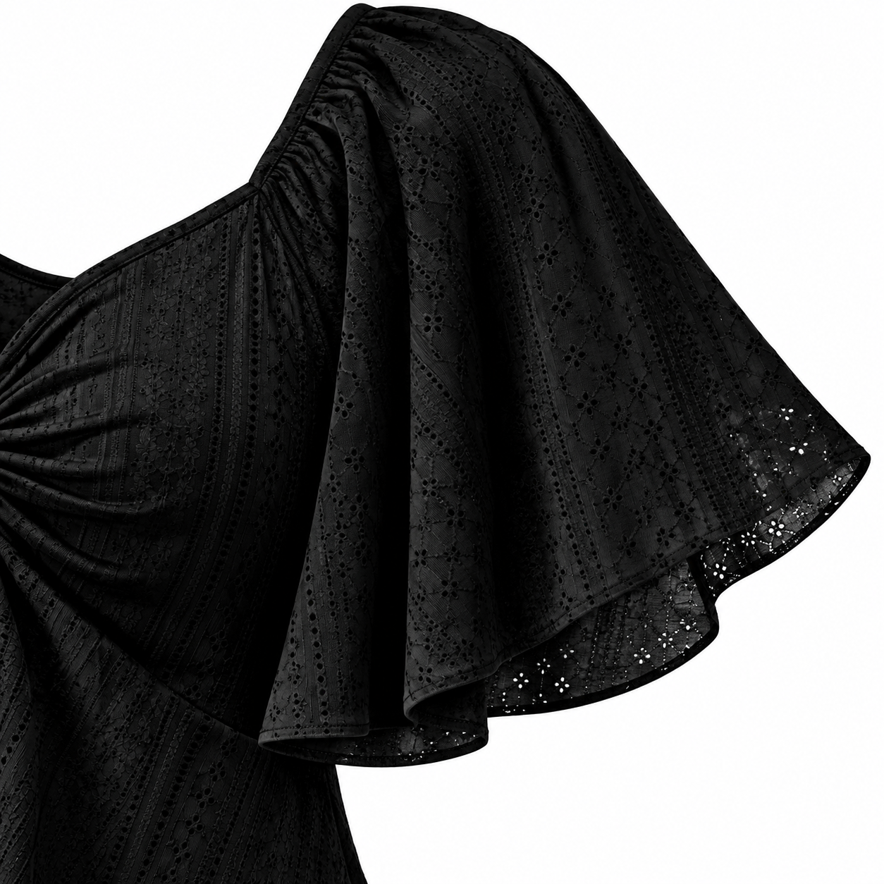 Flutter Eyelet Sleeves
