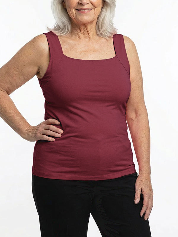 The Freedom Tank Top (Built-in Padding, No Bra Needed)