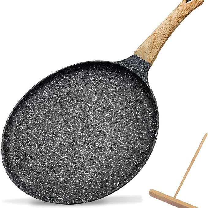 1pc Non-Stick Aluminum Skillet - Perfect for Pancakes, Eggs & Crepes | Easy Clean, Durable Kitchen Cookware
