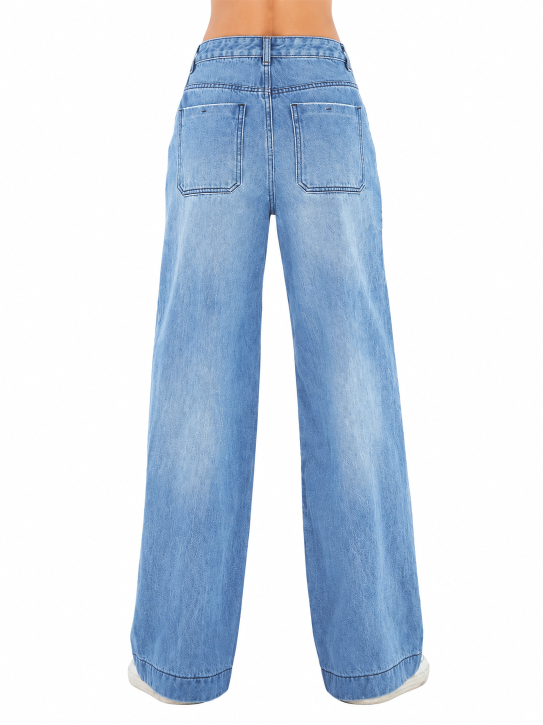 Comfort-Flex Wide Leg Jeans