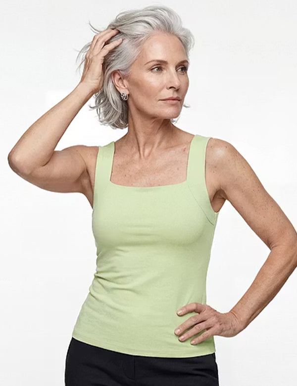 The Freedom Tank Top (Built-in Padding, No Bra Needed)