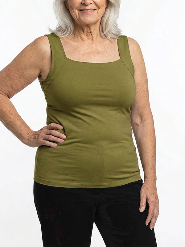 The Freedom Tank Top (Built-in Padding, No Bra Needed)