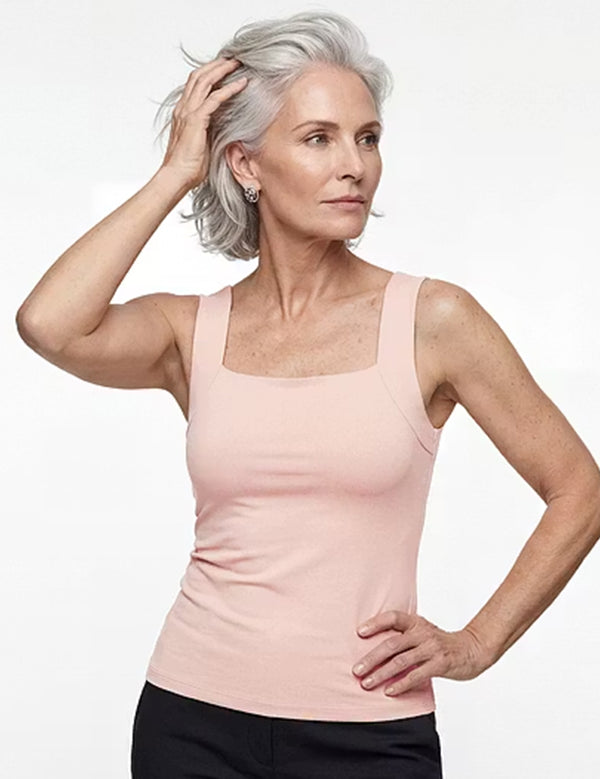The Freedom Tank Top (Built-in Padding, No Bra Needed)