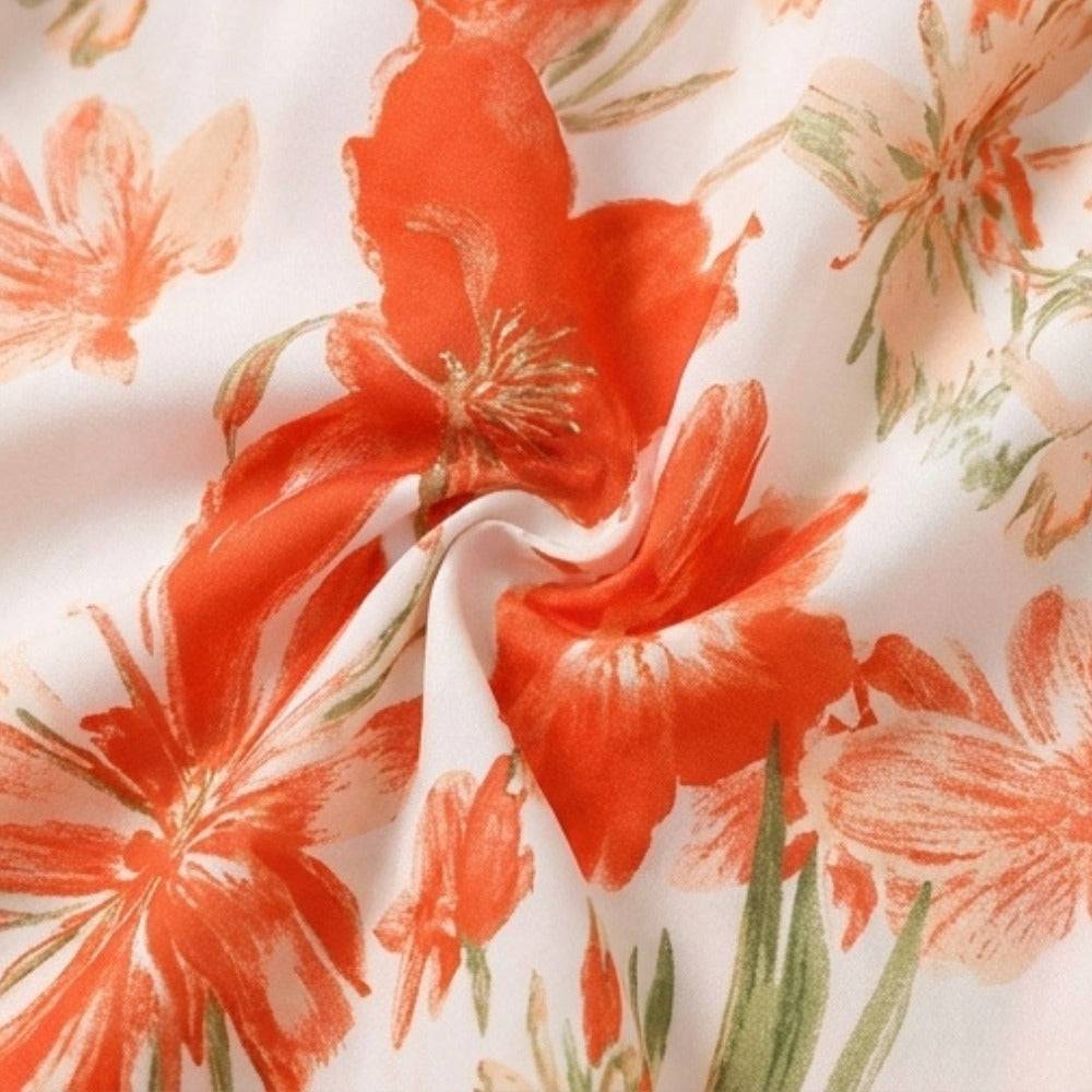 Premium Soft Floral Fabric