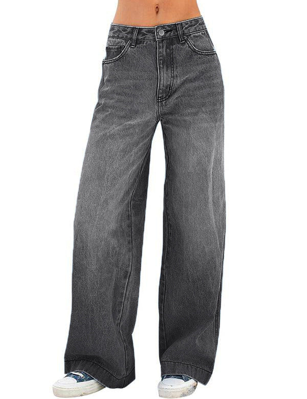 Comfort-Flex Wide Leg Jeans