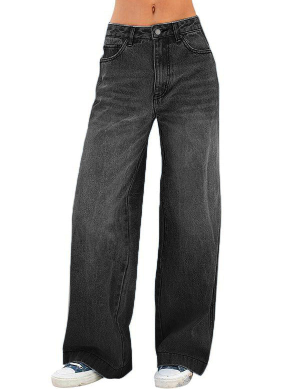 Comfort-Flex Wide Leg Jeans