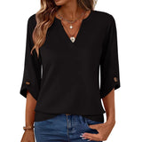Geometric Print Loose Top