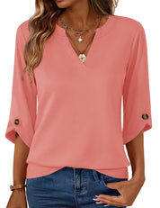 Geometric Print Loose Top