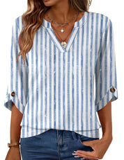 Geometric Print Loose Top