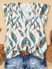 Short-sleeved Loose Casual Top