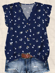 Short-sleeved Loose Casual Top