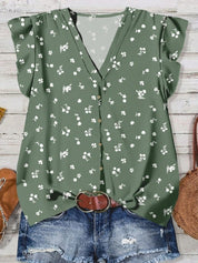 Short-sleeved Loose Casual Top