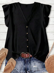 Short-sleeved Loose Casual Top