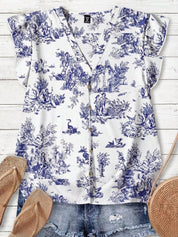 Short-sleeved Loose Casual Top