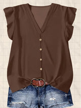 Short-sleeved Loose Casual Top