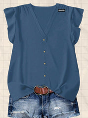 Short-sleeved Loose Casual Top