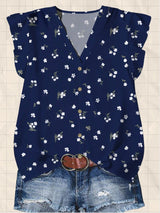 Short-sleeved Loose Casual Top