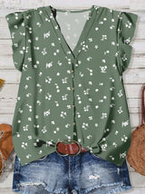 Short-sleeved Loose Casual Top