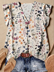 Short-sleeved Loose Casual Top