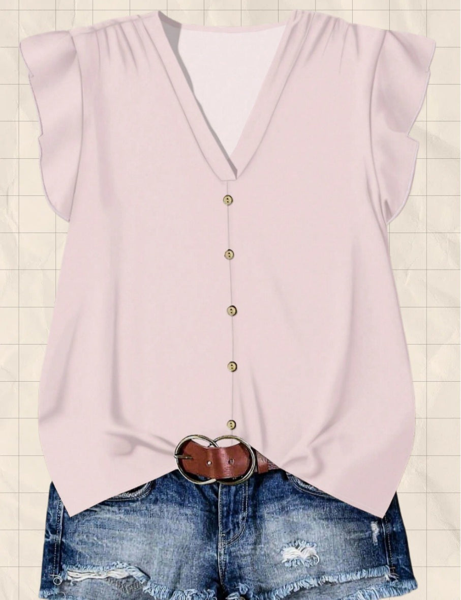 Short-sleeved Loose Casual Top