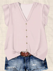 Short-sleeved Loose Casual Top