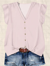 Short-sleeved Loose Casual Top