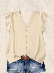 Short-sleeved Loose Casual Top