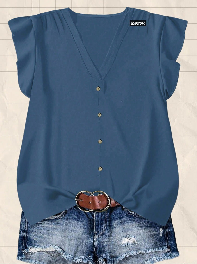 Short-sleeved Loose Casual Top