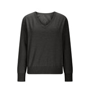 Women’s Classic V-Neck Pullover Sweater Lightweight Knit Top