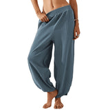 Women's High Waist Slouchy Pants with Pockets