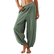 Women's High Waist Slouchy Pants with Pockets