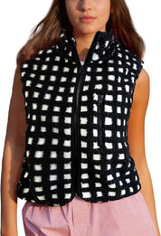 women's loose zipper vest